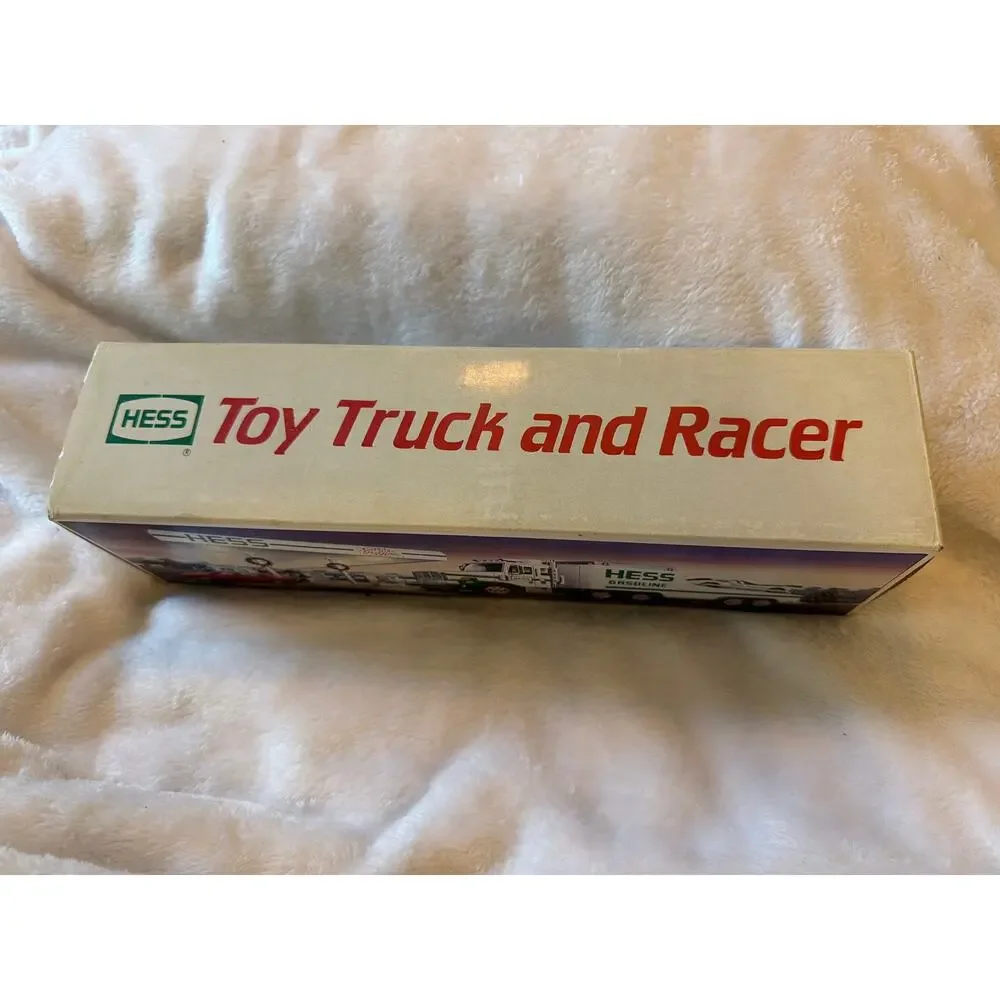 Vintage 1988 Hess Toy Truck & Racer Gasoline Transport Original Box NIB